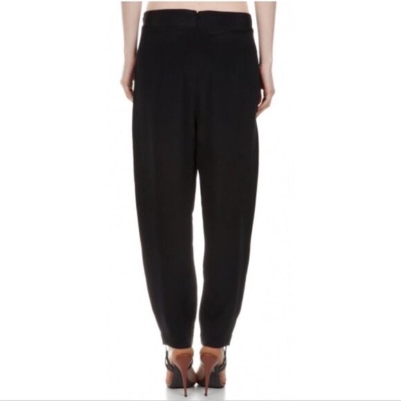 NWT 3.1 Phillip Lim Silk Pleated Tapered pant with Waist Tab Extension size 8 - Picture 2 of 9